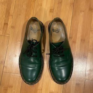 Dr Martens Green Oxfords